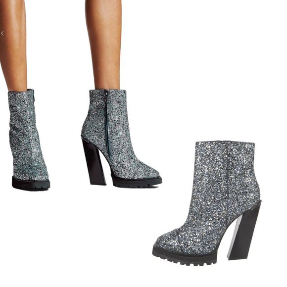 Jimmy Choo Shoes - Jimmy Choo Madra 130 Sequin Ankle Boots